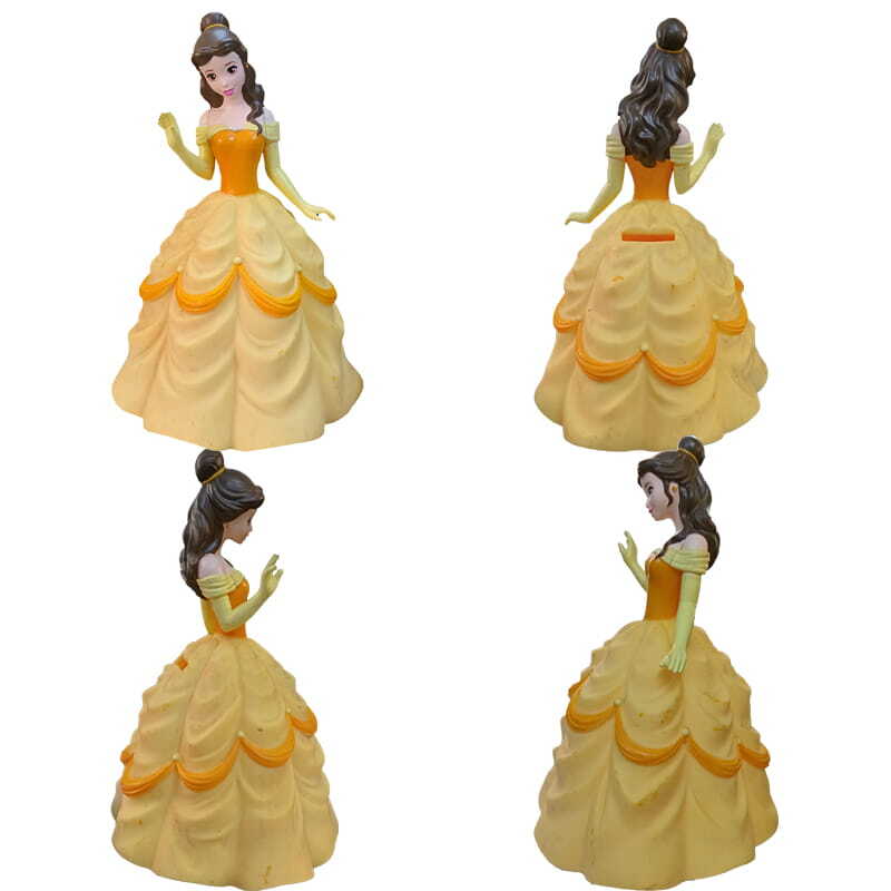 اکشن فیگور Disney Princess طرح قلک پرنسس بل کد 005 - 3