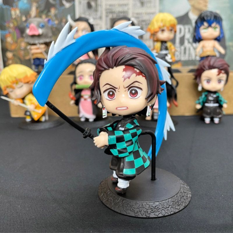 اکشن فیگور طرح Demon Slayer کد 1-1492 بسته 10 عددی - 4