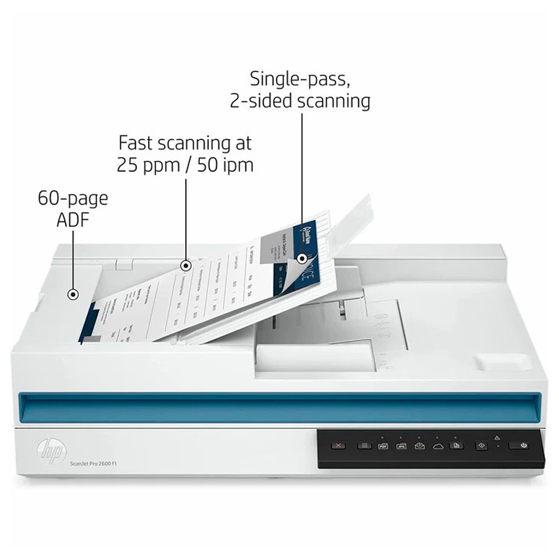 اسکنر HP ScanJet Pro 2600 f1 - 4