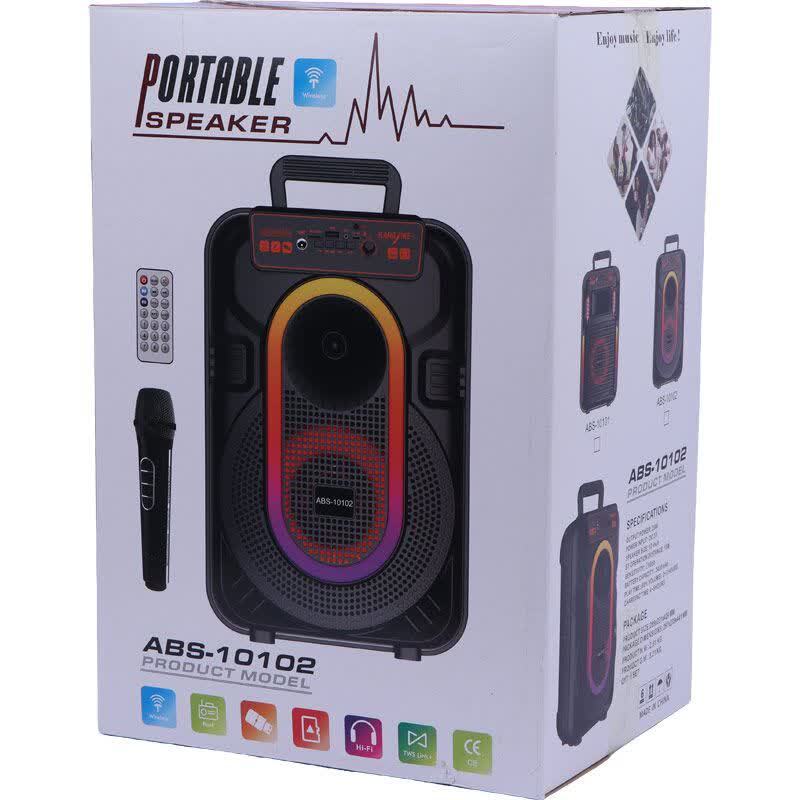 اسپیکر بلوتوثی ABS-10101 + میکروفون و ریموت کنترل - 2