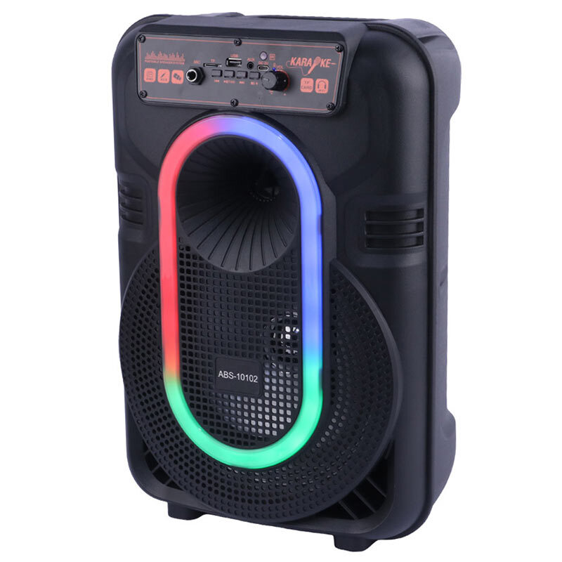 اسپیکر بلوتوثی ABS-10102 + میکروفون و ریموت کنترل - 4