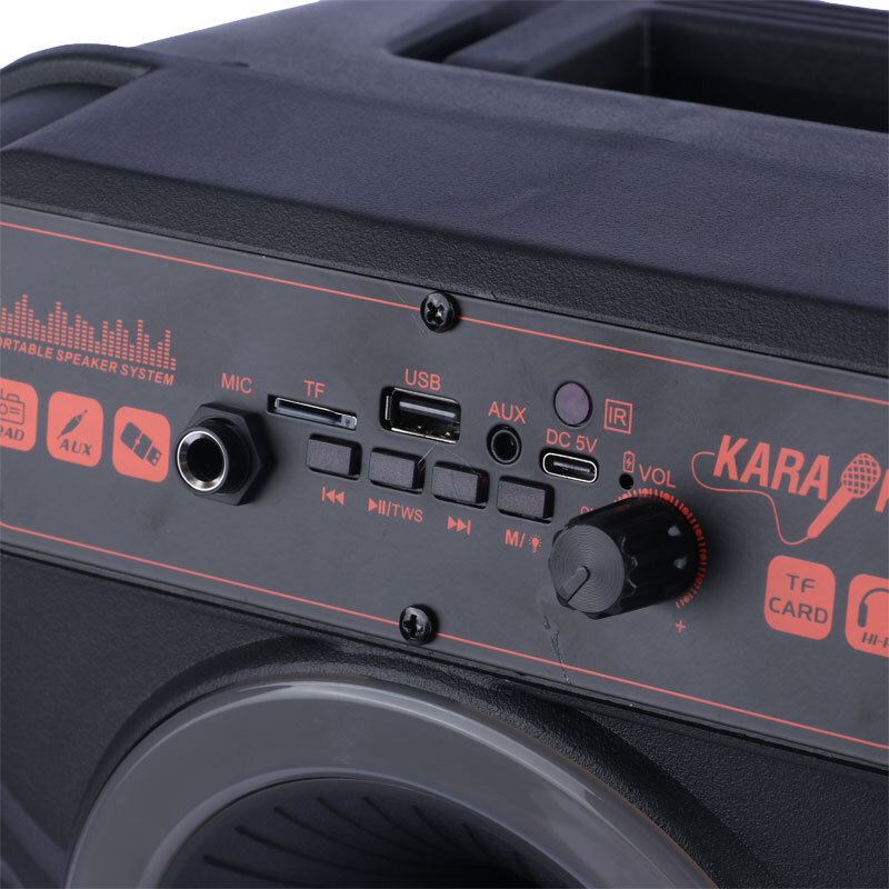 اسپیکر بلوتوثی ABS-10102 + میکروفون و ریموت کنترل - 8
