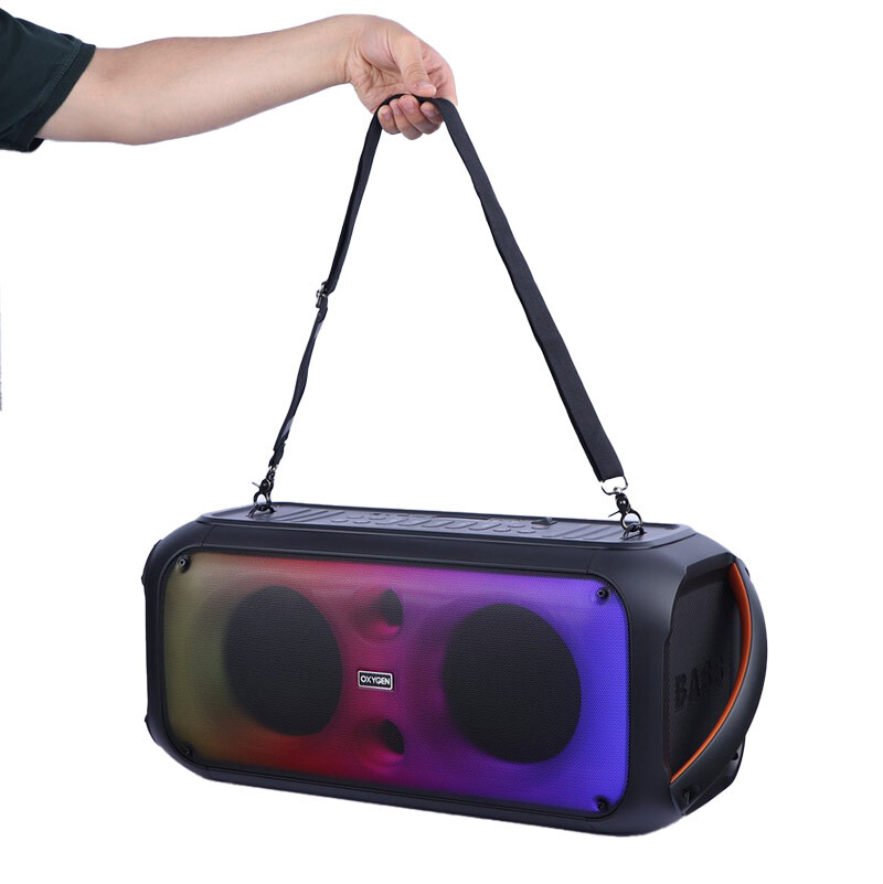 اسپیکر بلوتوثی اکسیژن AX-102 + میکروفون و ریموت کنترل - 8