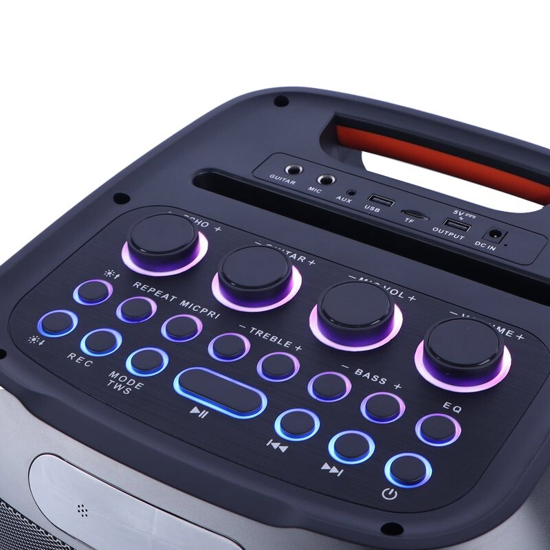 اسپیکر بلوتوثی اکسیژن AX-104 + میکروفون و ریموت کنترل - 4