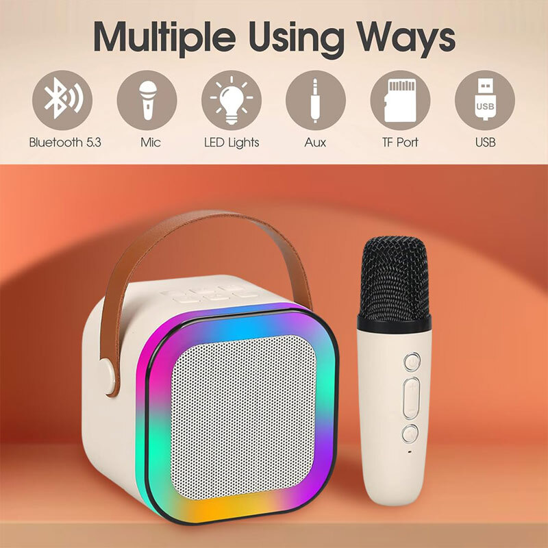 اسپیکر بلوتوثی آپولو A19 RGB + میکروفون - 7
