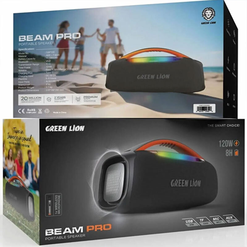 اسپیکر بلوتوثی گرین لاین Beam Pro GSP100 GNBP120WS + میکروفون - 4