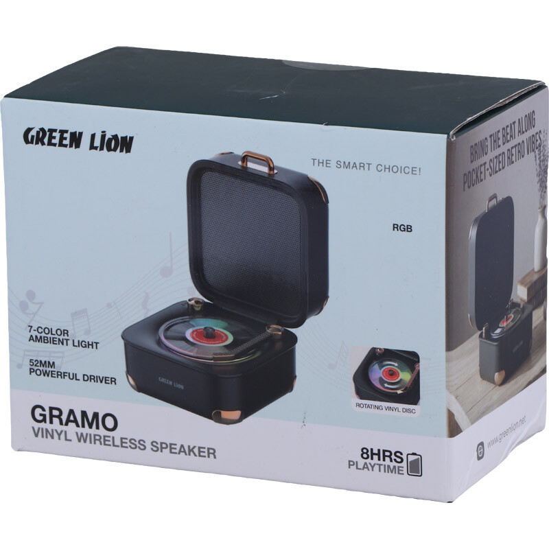 اسپیکر بلوتوثی گرین لاین Gramo GL-SP34 GNGRMSPKR طرح گرامافون - 8