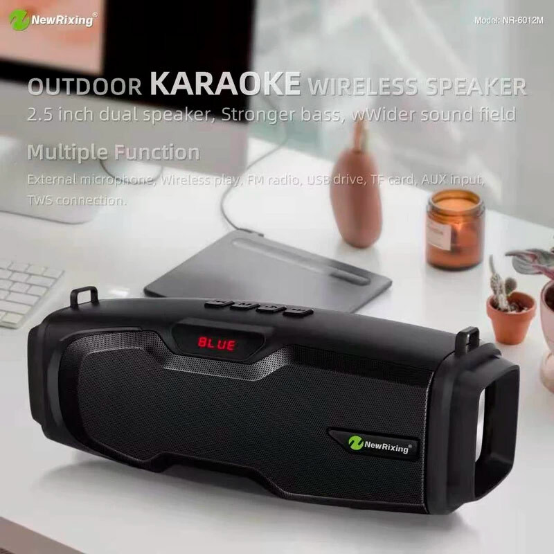 اسپیکر بلوتوثی نیو ریکسینگ NR-6012M + میکروفون - 8