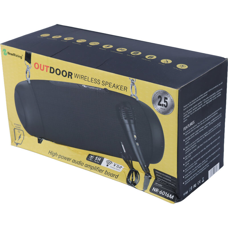 اسپیکر بلوتوثی نیو ریکسینگ NR-6016M + میکروفون - 2