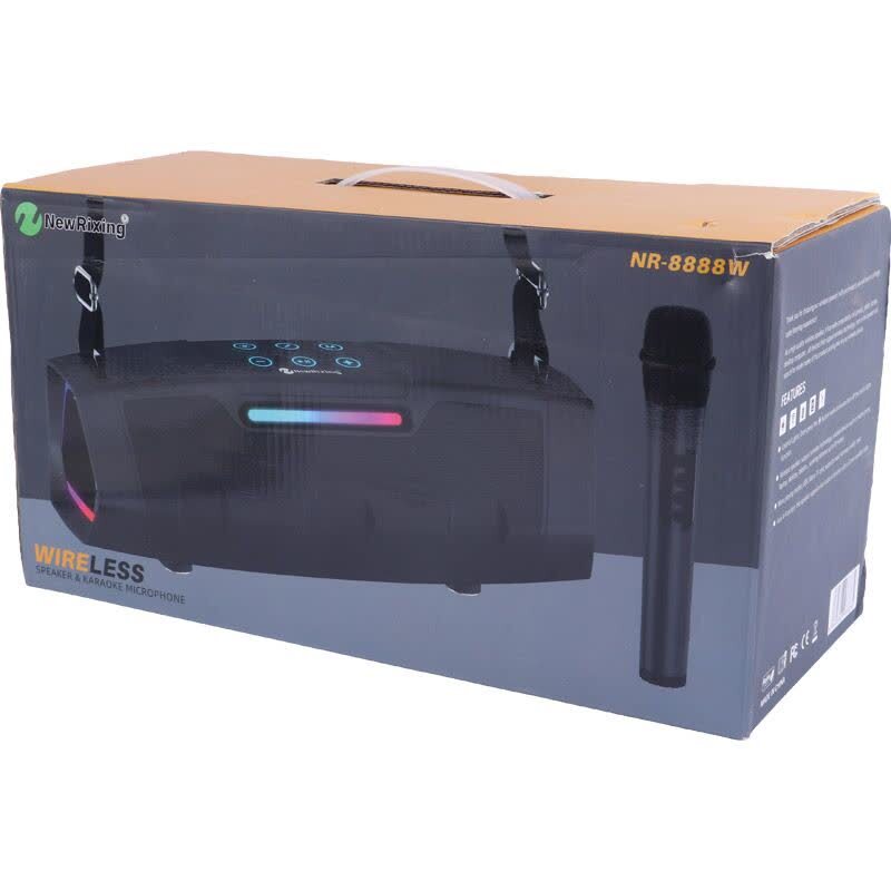 اسپیکر بلوتوثی نیو ریکسینگ NR-8888W + میکروفون - 2