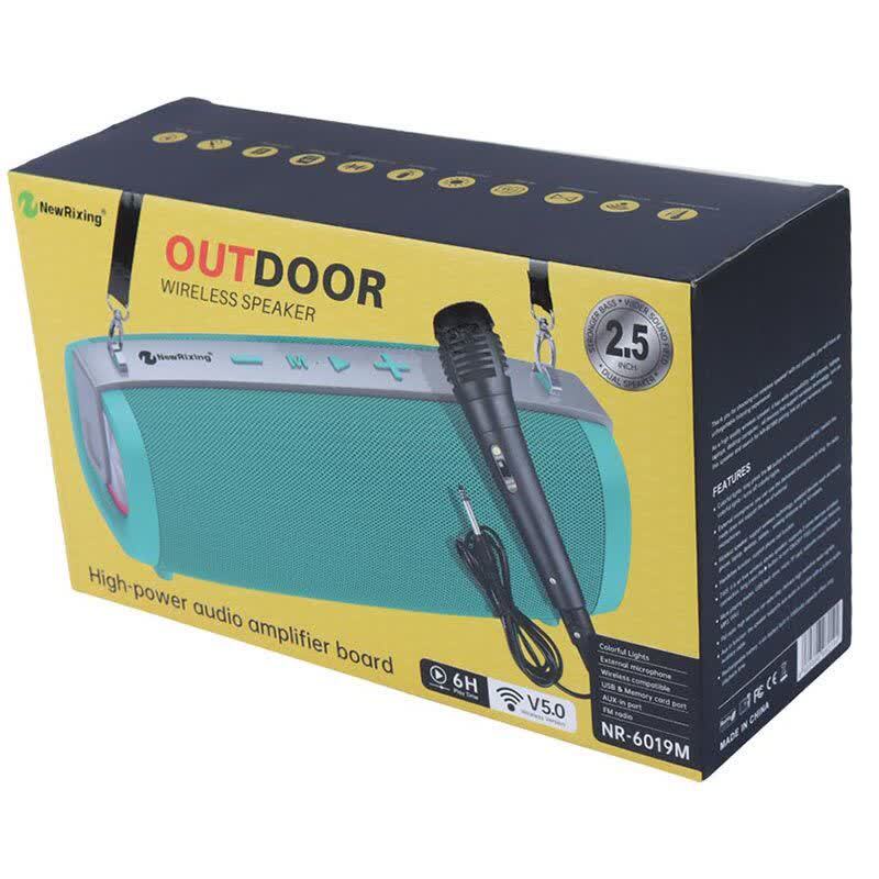 اسپیکر بلوتوثی نیو ریکسینگ NR6019M + میکروفون - 2