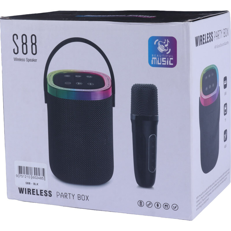اسپیکر بلوتوثی S88 + میکروفون - 2