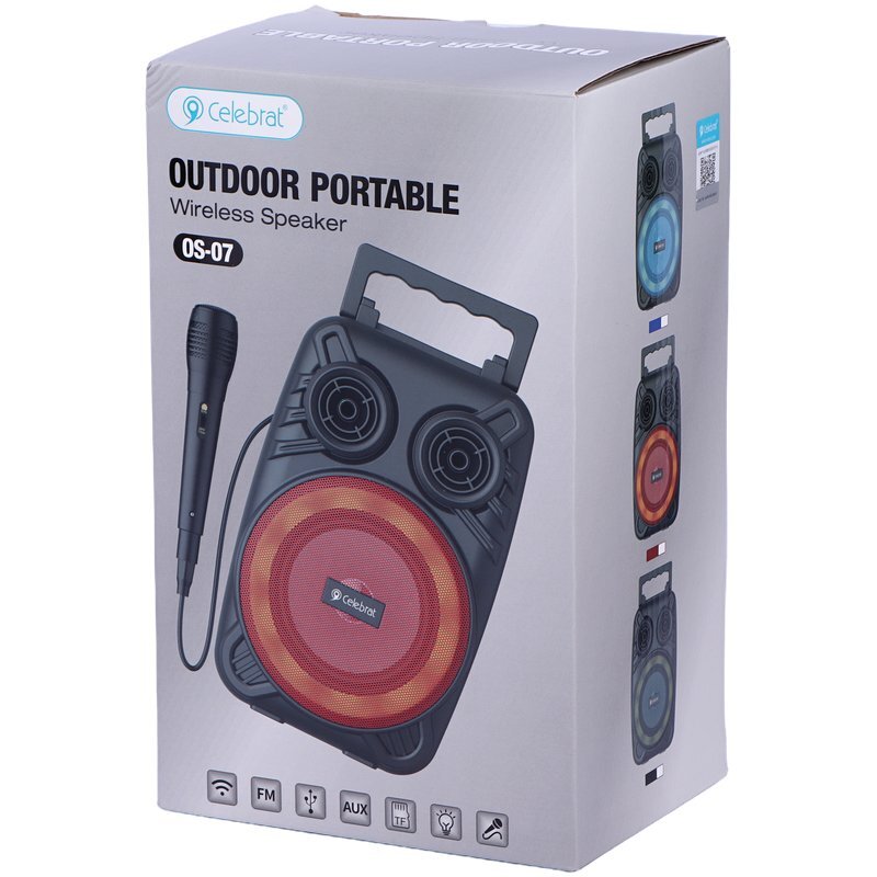 اسپیکر بلوتوثی سلبریت OS-07 + میکروفون - 2