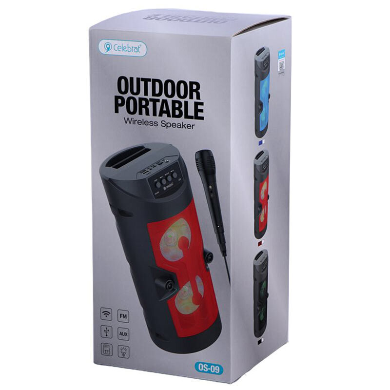 اسپیکر بلوتوثی سلبریت OS-09 + میکروفون - 2