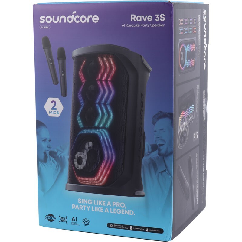 اسپیکر چمدانی بلوتوثی انکر SoundCore Rave 3S A31A3 + میکروفون - 2