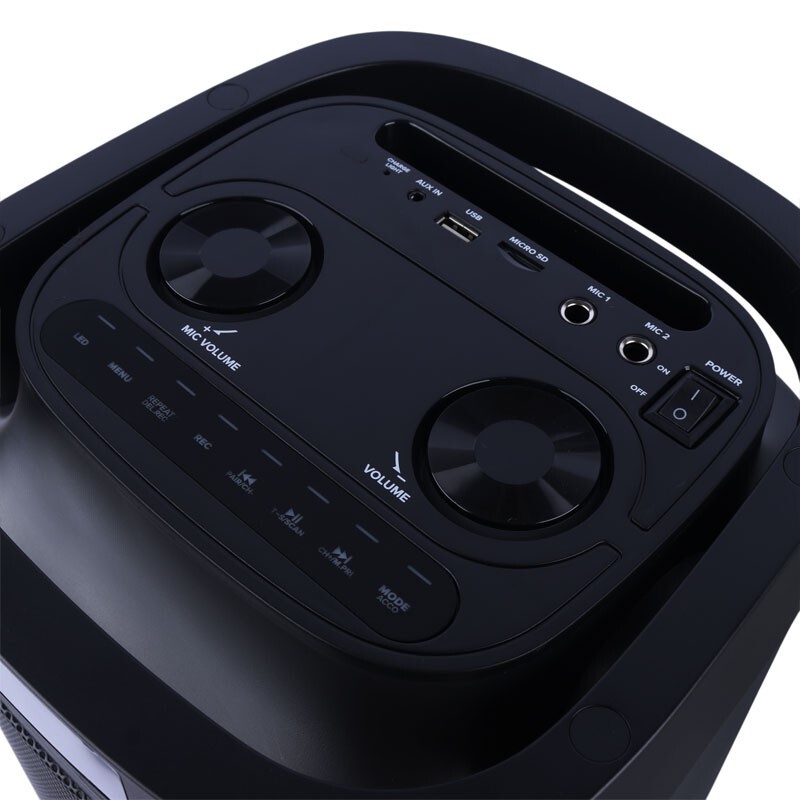 اسپیکر چمدانی بلوتوثی اپی مکس EPIMAX-776 + میکروفون و ریموت کنترل - 5