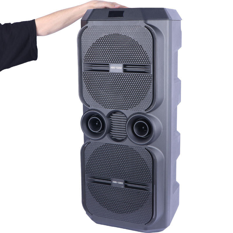 اسپیکر چمدانی بلوتوثی ایکس بیس ABS-12202 + میکروفون و ریموت کنترل - 5