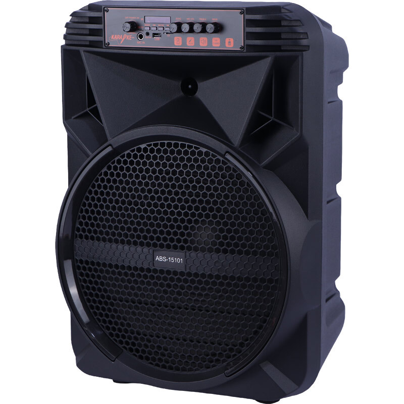 اسپیکر چمدانی بلوتوثی ایکس بیس ABS-15101 + میکروفون و ریموت کنترل - 7