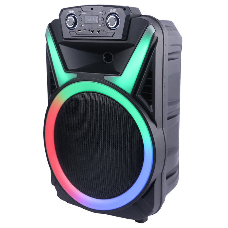 اسپیکر چمدانی بلوتوثی ایکس بیس ABS-15103 + میکروفون و ریموت کنترل - 6