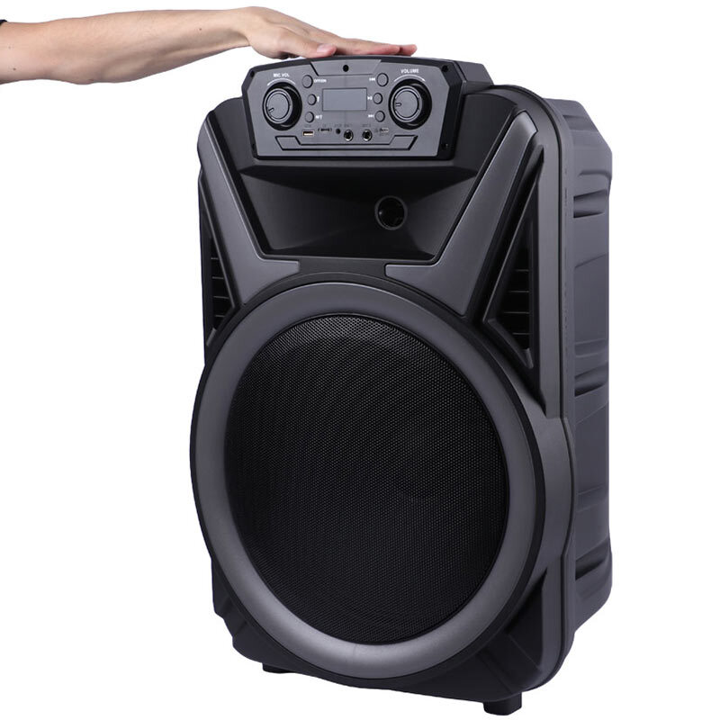اسپیکر چمدانی بلوتوثی ایکس بیس ABS-15103 + میکروفون و ریموت کنترل - 7