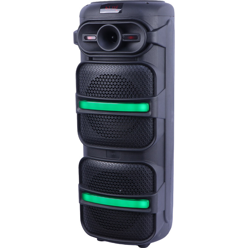 اسپیکر چمدانی بلوتوثی ایکس بیس ABS-8201 + میکروفون و ریموت کنترل - 4