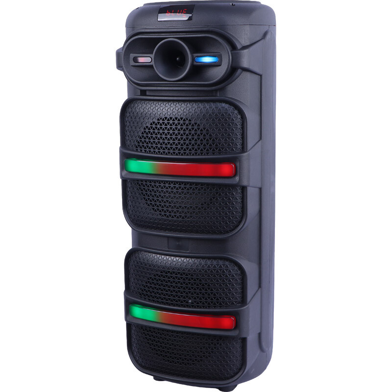 اسپیکر چمدانی بلوتوثی ایکس بیس ABS-8201 + میکروفون و ریموت کنترل - 6
