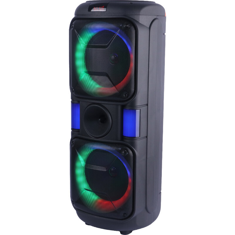 اسپیکر چمدانی بلوتوثی ایکس بیس ABS-8202 + میکروفون و ریموت کنترل - 6