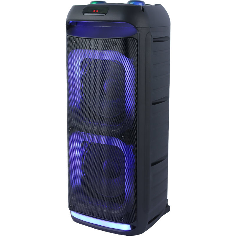 اسپیکر چمدانی بلوتوثی ایکس بیس ABS-8203 + میکروفون و ریموت کنترل - 3