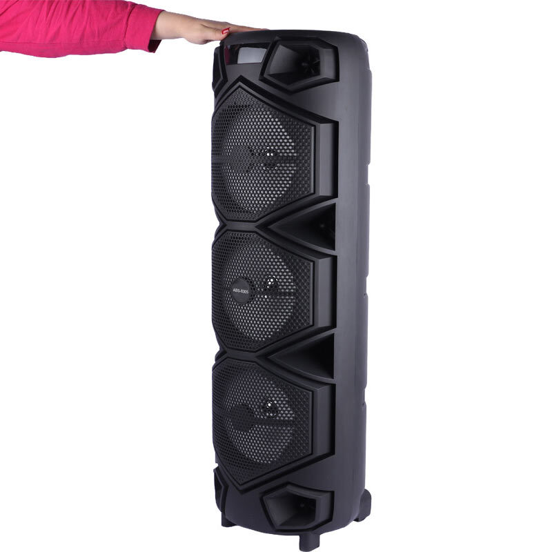اسپیکر چمدانی بلوتوثی ایکس بیس ABS-8305 + میکروفون و ریموت کنترل - 8