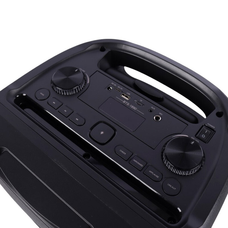 اسپیکر چمدانی بلوتوثی برودو BTS-1890 + میکروفون - 4