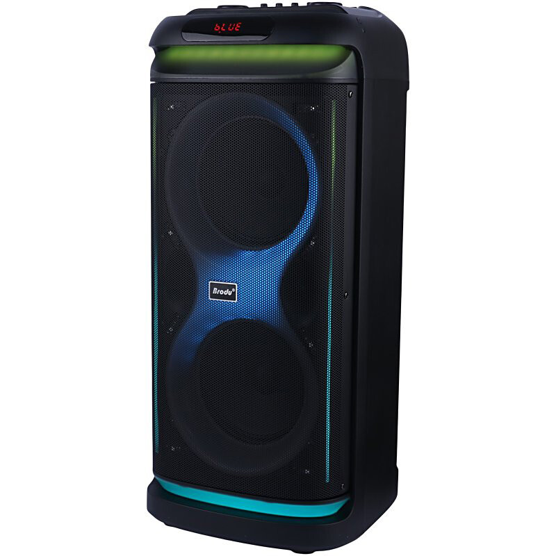 اسپیکر چمدانی بلوتوثی برودو BTS-2099 + میکروفون و ریموت کنترل - 3