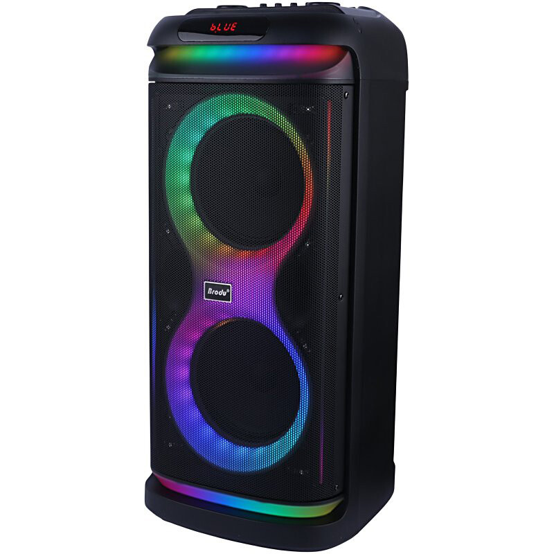 اسپیکر چمدانی بلوتوثی برودو BTS-2099 + میکروفون و ریموت کنترل - 5