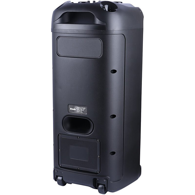 اسپیکر چمدانی بلوتوثی برودو BTS-2099 + میکروفون و ریموت کنترل - 8