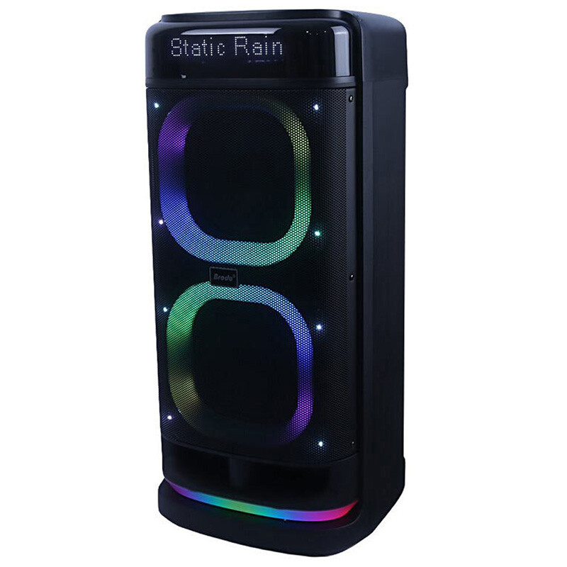 اسپیکر چمدانی بلوتوثی برودو BTS-2120 + میکروفون و ریموت کنترل - 2