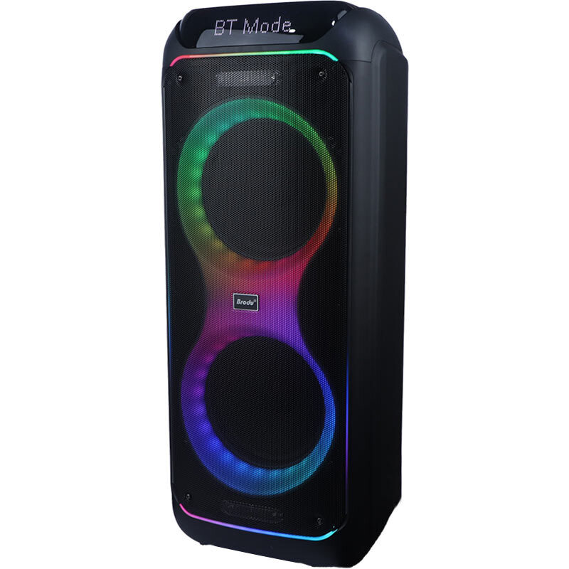 اسپیکر چمدانی بلوتوثی برودو BTS-2123 + میکروفون و ریموت کنترل - 3