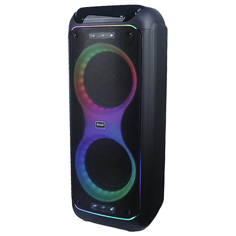 اسپیکر چمدانی بلوتوثی برودو BTS-2123 + میکروفون و ریموت کنترل - 4