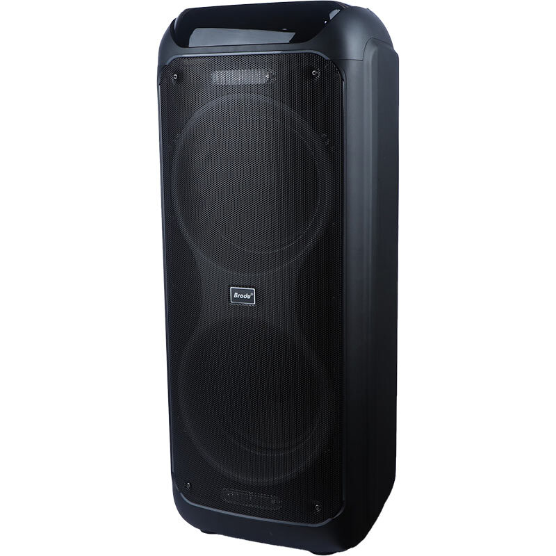 اسپیکر چمدانی بلوتوثی برودو BTS-2123 + میکروفون و ریموت کنترل - 6
