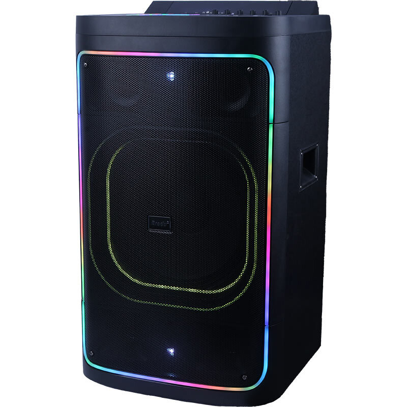 اسپیکر چمدانی بلوتوثی برودو BTS-2241 + میکروفون و ریموت کنترل - 3