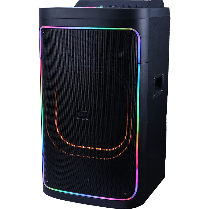 اسپیکر چمدانی بلوتوثی برودو BTS-2241 + میکروفون و ریموت کنترل - 4