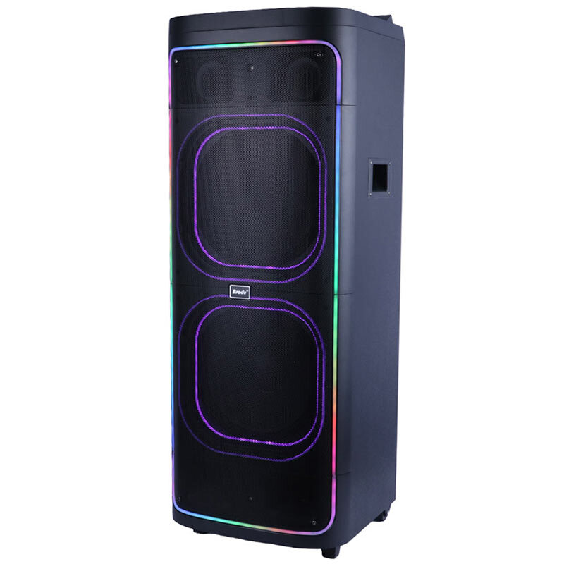 اسپیکر چمدانی بلوتوثی برودو BTS-2242 + میکروفون و ریموت کنترل - 4