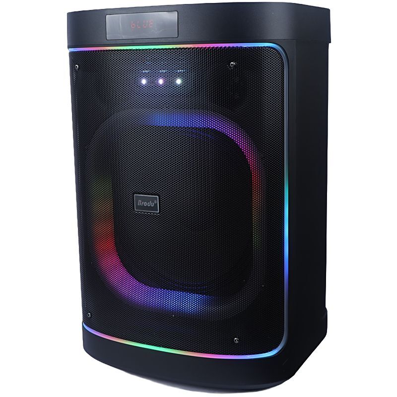 اسپیکر چمدانی بلوتوثی برودو BTS-2248 + میکروفون و ریموت کنترل - 3