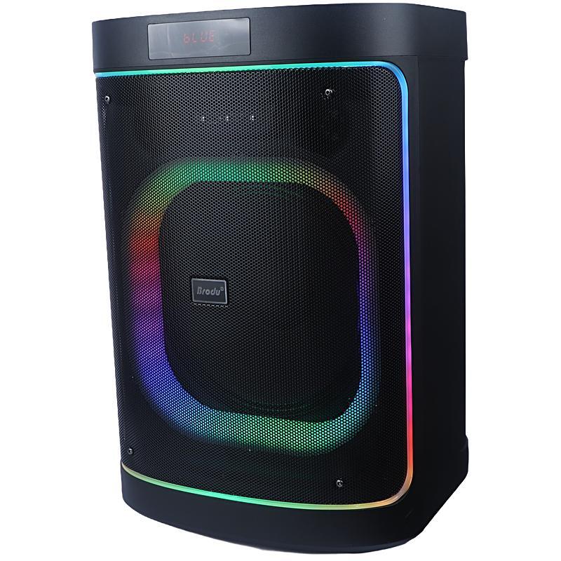 اسپیکر چمدانی بلوتوثی برودو BTS-2248 + میکروفون و ریموت کنترل - 5