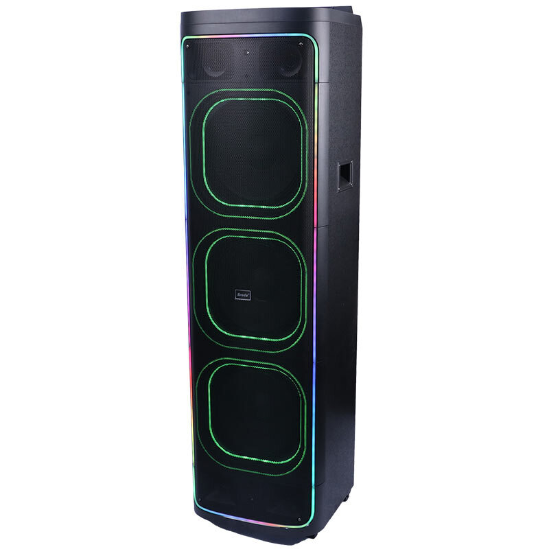 اسپیکر چمدانی بلوتوثی برودو BTS-2272 + میکروفون و ریموت کنترل - 3
