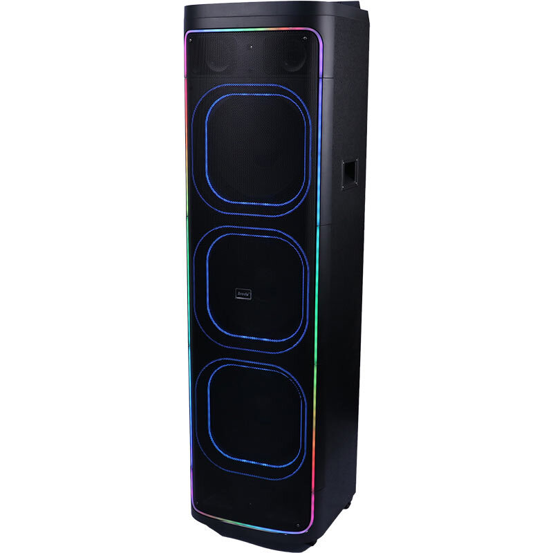 اسپیکر چمدانی بلوتوثی برودو BTS-2272 + میکروفون و ریموت کنترل - 5