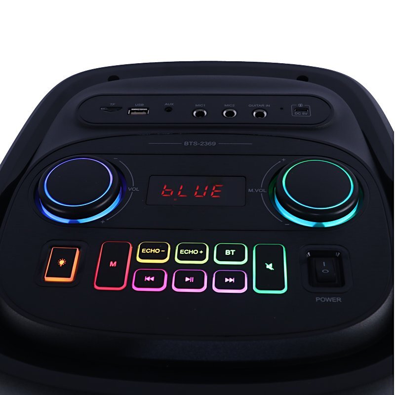 اسپیکر چمدانی بلوتوثی برودو BTS-2369 + میکروفون - 4