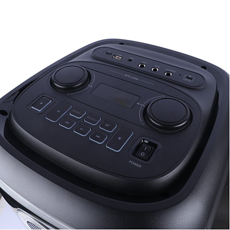 اسپیکر چمدانی بلوتوثی برودو BTS-2369 + میکروفون - 8