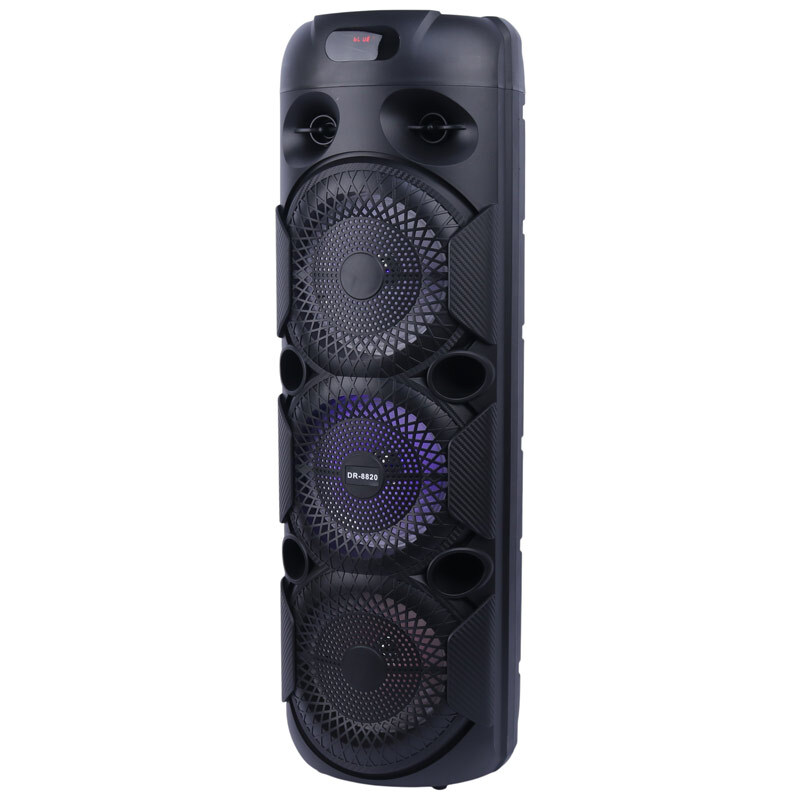 اسپیکر چمدانی بلوتوثی DR-8820 + میکروفون و ریموت کنترل - 3