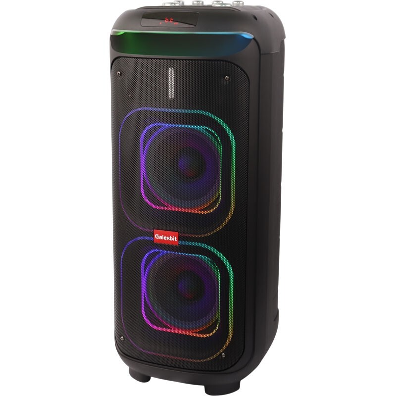 اسپیکر چمدانی بلوتوثی گلکس بیت GS-63 + میکروفون و ریموت کنترل - 3
