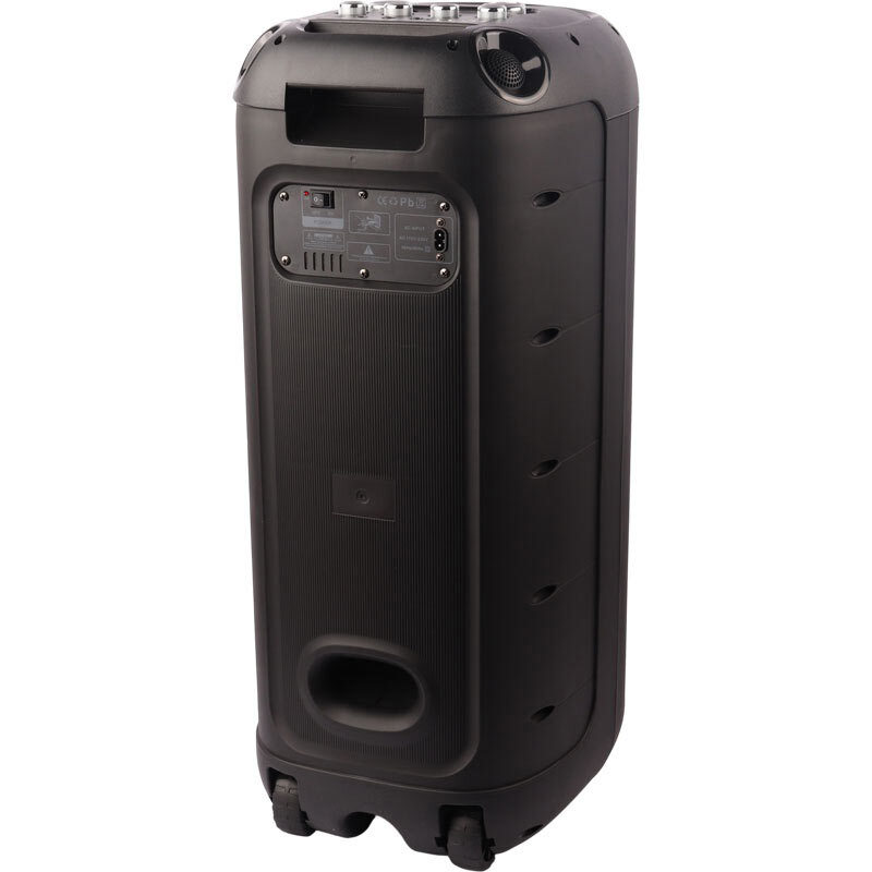 اسپیکر چمدانی بلوتوثی گلکس بیت GS-63 + میکروفون و ریموت کنترل - 6