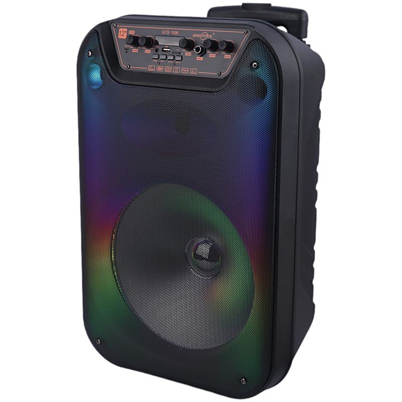 اسپیکر چمدانی بلوتوثی گریت نایس GTS-1596 + میکروفون و ریموت کنترل - 4